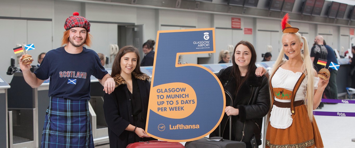 Busy period for Glasgow Airport following a number of new route announcements