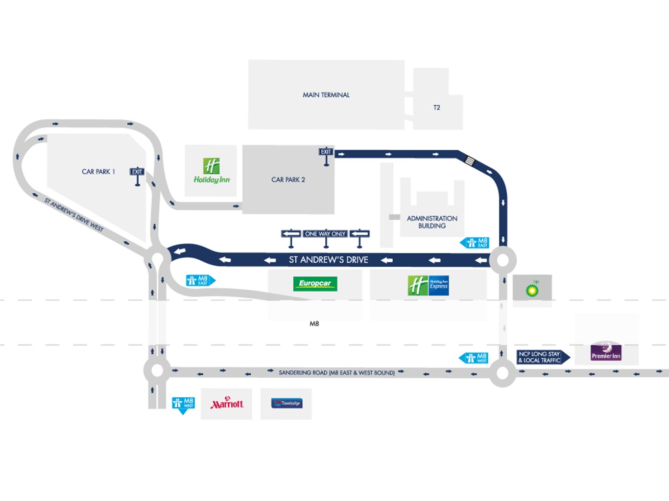 St Andrew's Drive reopens with new traffic direction flow