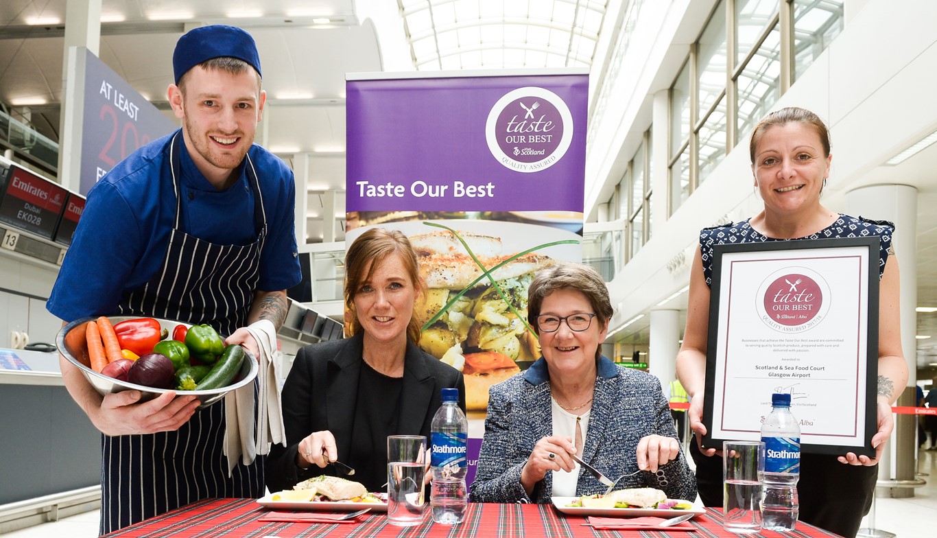 Glasgow first airport in Scotland to gain Taste Our Best accreditation