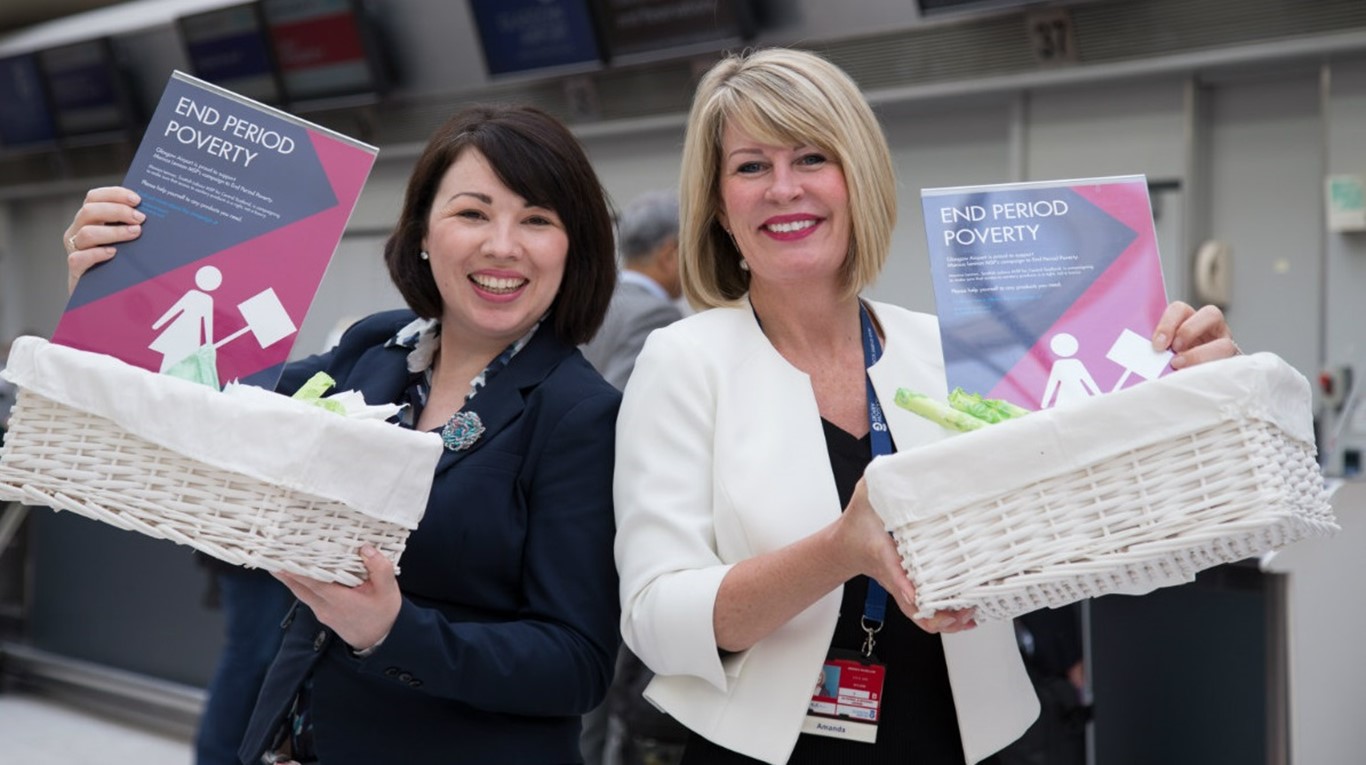 Glasgow Airport to provide free sanitary products