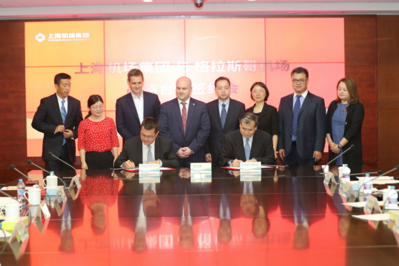 Glasgow Airport and Shanghai Airport Authority form alliance to grow visitor numbers between China and Scotland