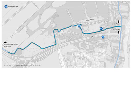 cycle_route_glasgow_airport