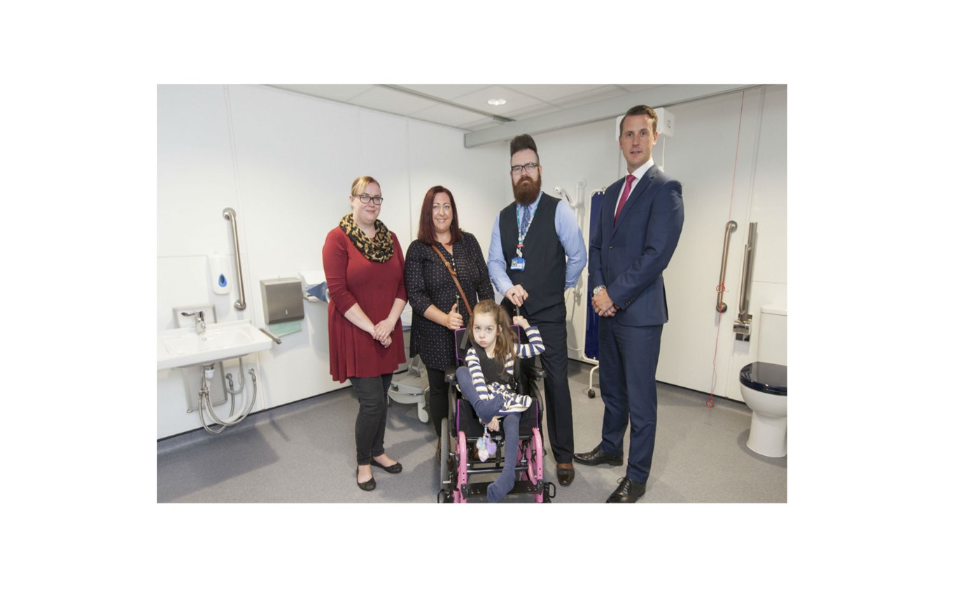 Glasgow Airport opens new £140,000 changing places facility