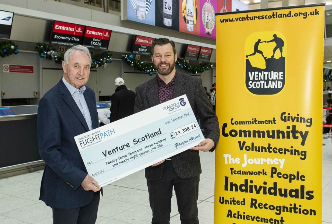 FlightPath Fund lump sum awarded to Venture Scotland
