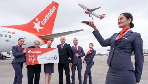 Symphony Land med statsborgerskab bruger Corendon Airlines launches its first Summer 2022 flights from Glasgow  Airport | Glasgow Airport
