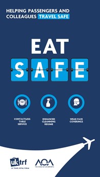 Helping passengers and colleagues travel safe. Eat safe.